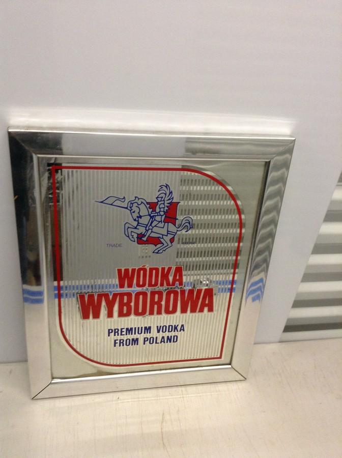 Wodka Wyborowa Premium Vodka advertisement sign 20x17: Wodka Wyborowa Premium Vodka advertisement sign 20x17
