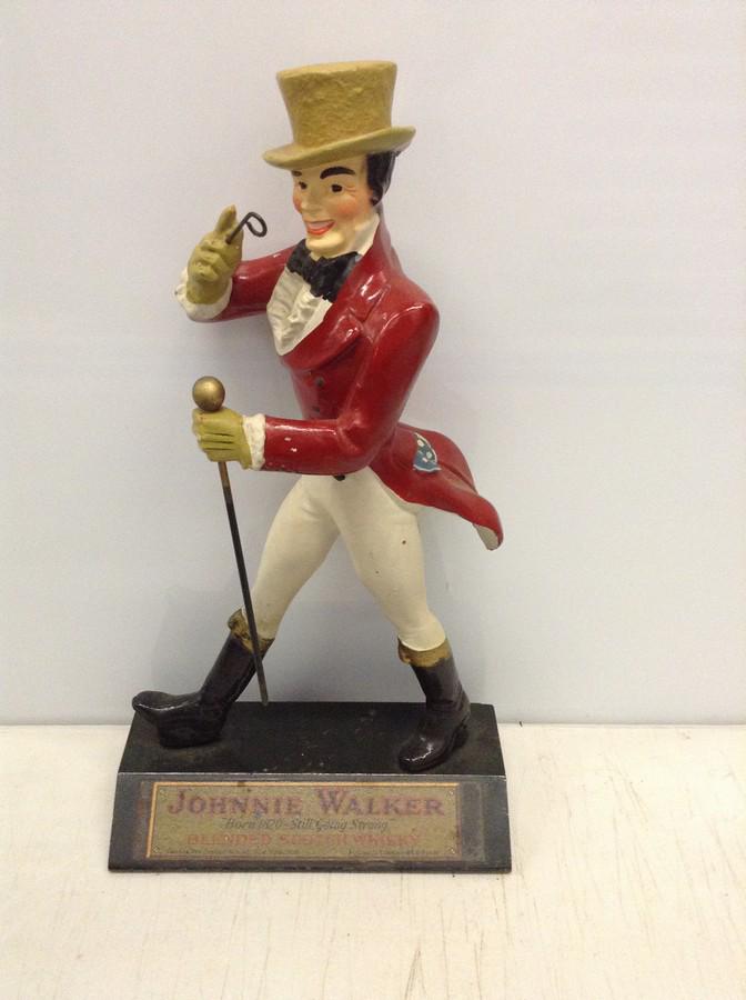 Johnnie Walker statue figure stands 15" tall (1 of 1)