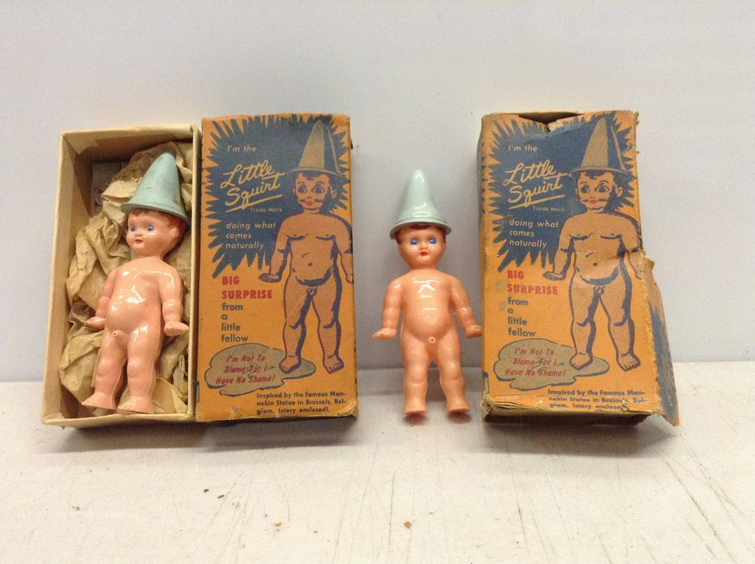 lot of two vintage little squirter toy: lot of two vintage little squirter toy