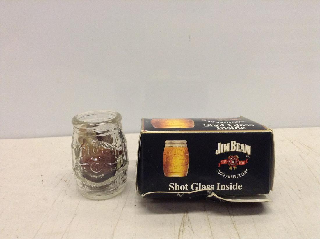 Jim Beam Shot Glass with box: Jim Beam Shot Glass with box