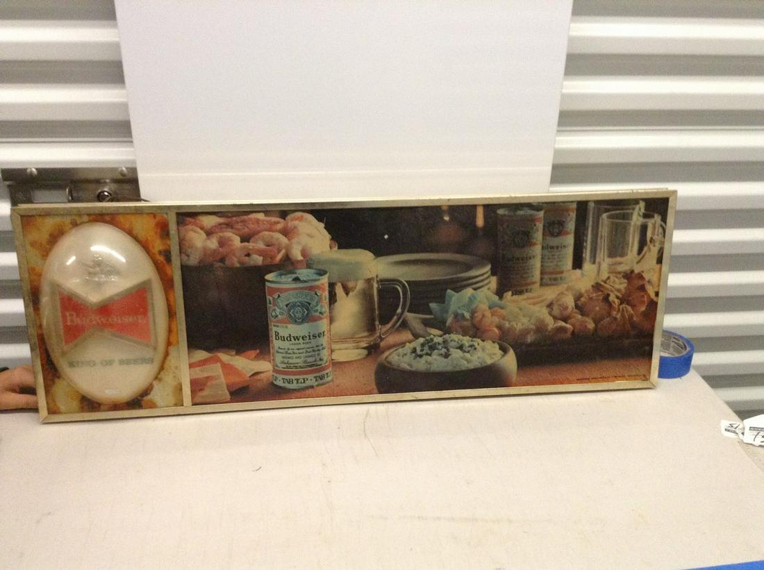 Budweiser king of beer vintage advertisement 36x12 (1 of 1)