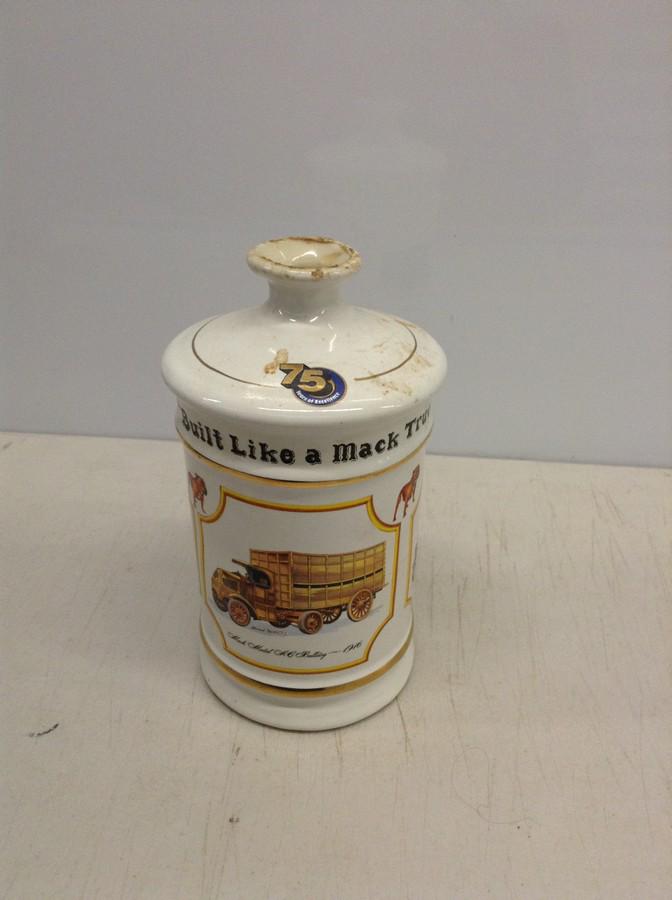 Mack truck advertisement jar (1 of 1)