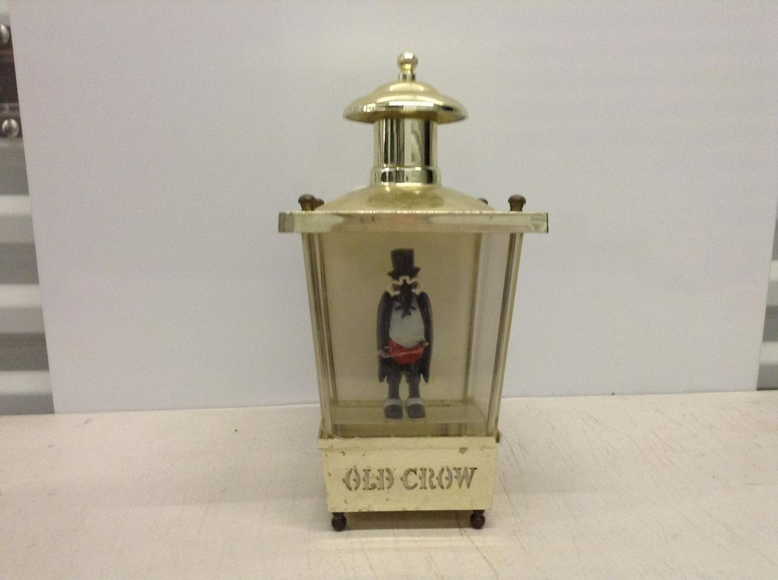 Old Crow Lantern lighted advertisement: Old Crow Lantern lighted advertisement