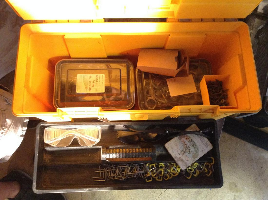 Tool box full of electrical connectors (1 of 1)