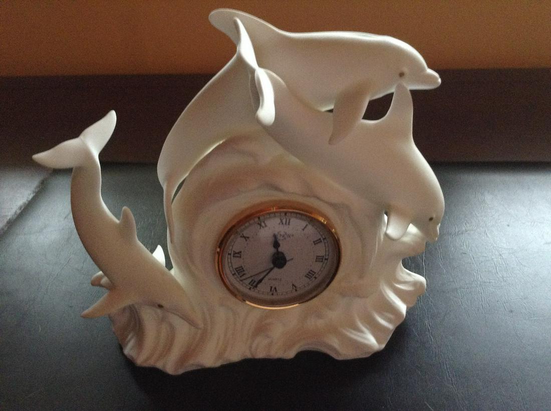 Lenox dolphin clock (1 of 1)