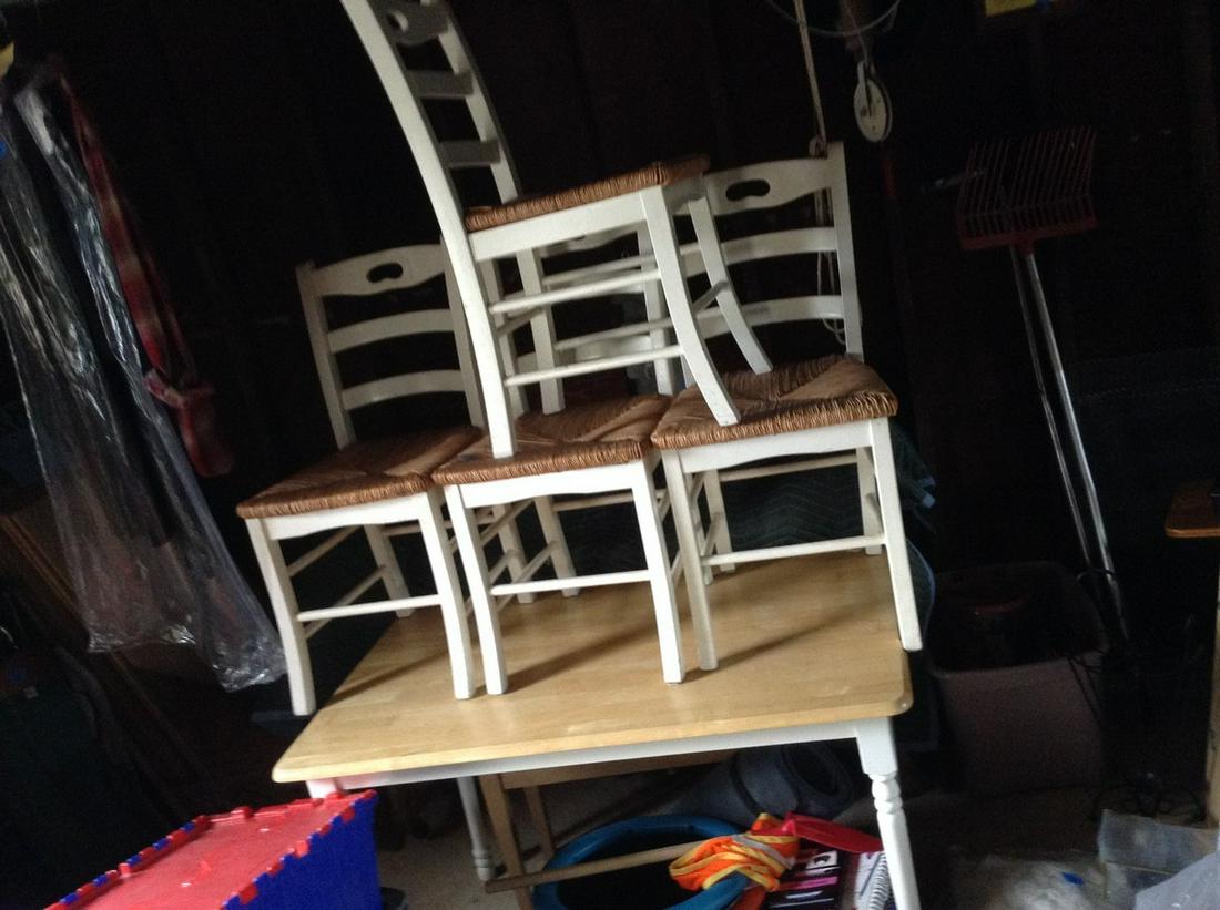 table and chairs: table and chairs