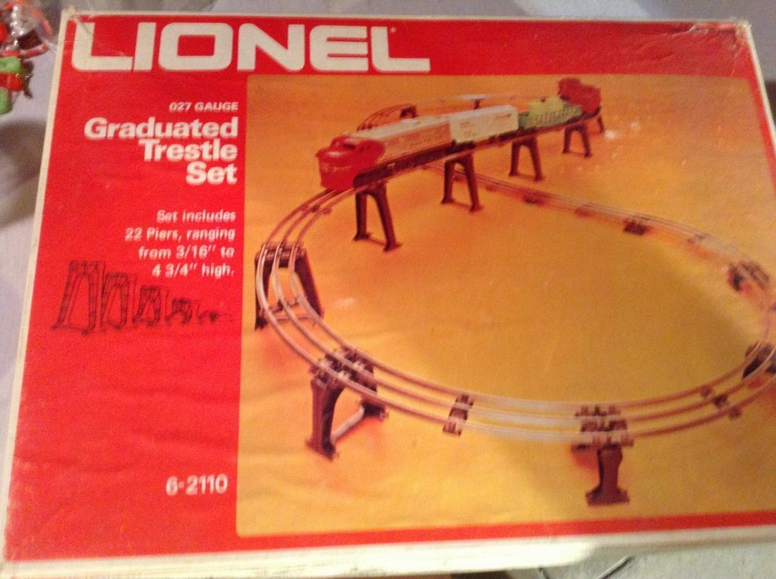 Lionel train trestle set 027: Lionel train trestle set 027