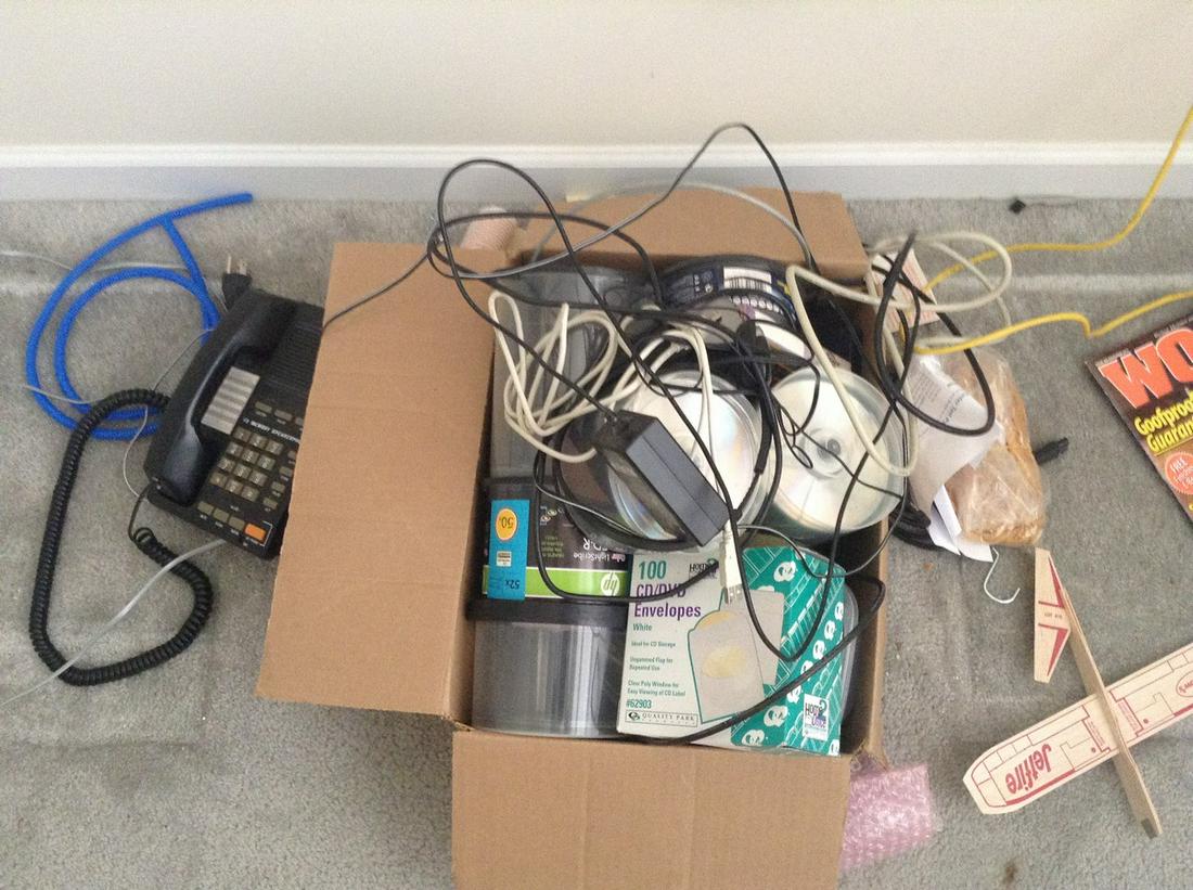 office phone, cd holders and more (1 of 1)