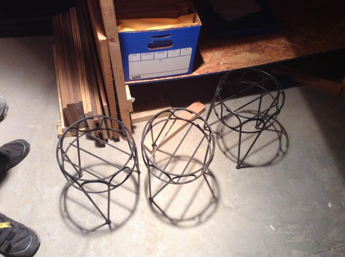 three metal plant stands (1 of 1)