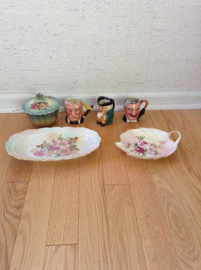 vintage candy dishes and English ware (1 of 1)