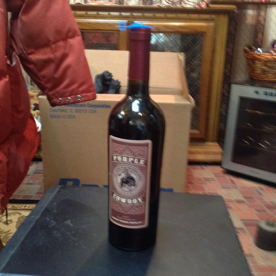 Purple Cowboy Night Rider Merlot: Purple Cowboy Night Rider Merlot
