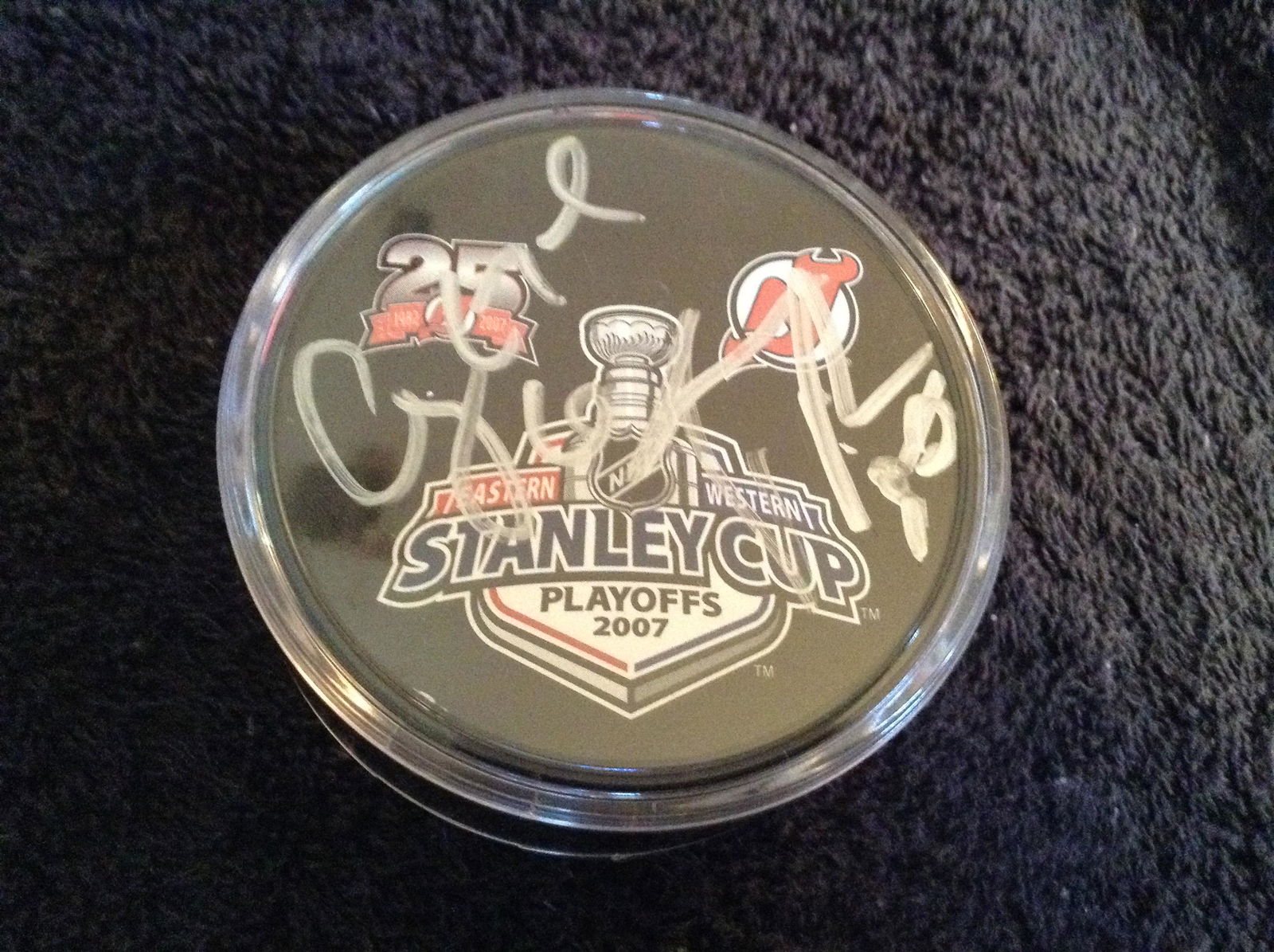2007 Stanley Cup Playoffs New Jersey Devils signed (1 of 1)