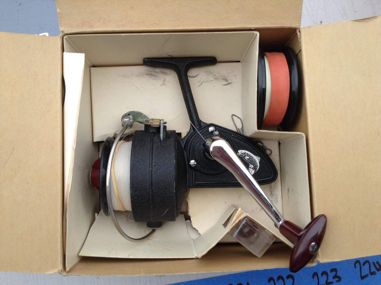 vintage DAM Quick 550 fishing reel, made in west: vintage DAM Quick 550 fishing reel, made in west Germany