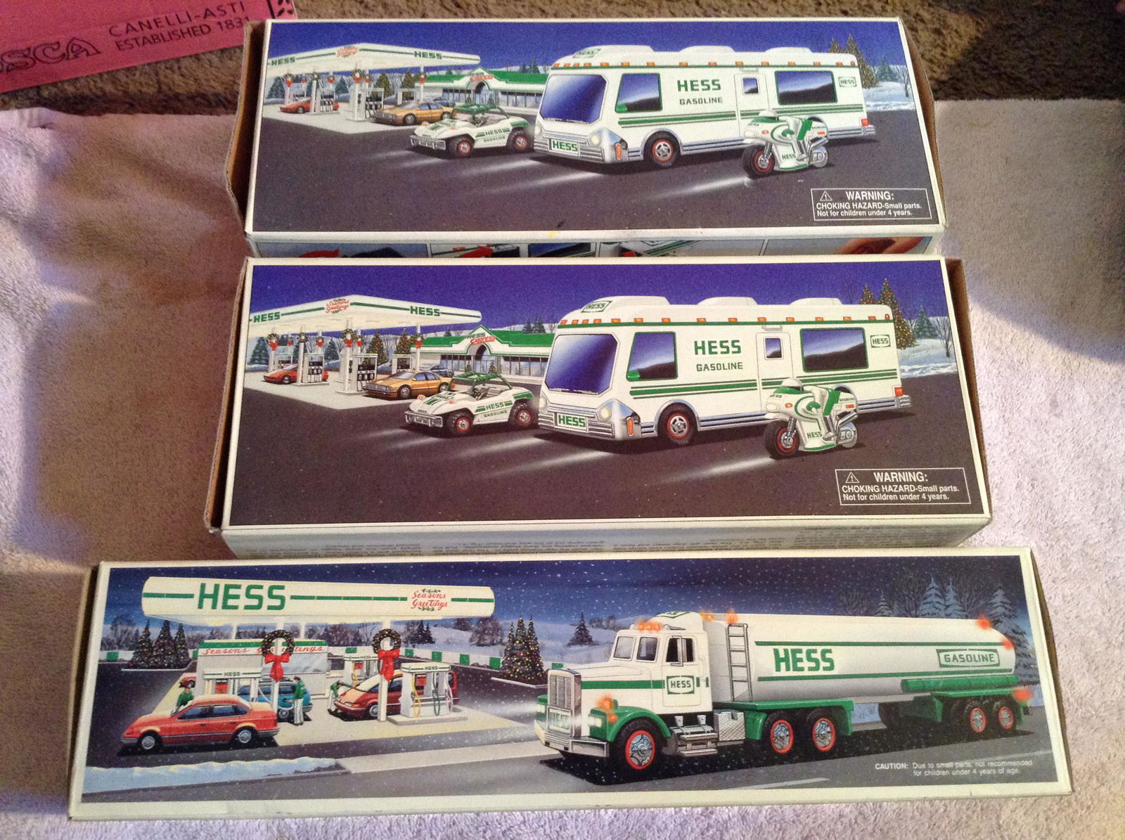 lot of three Hess trucks (1 of 1)