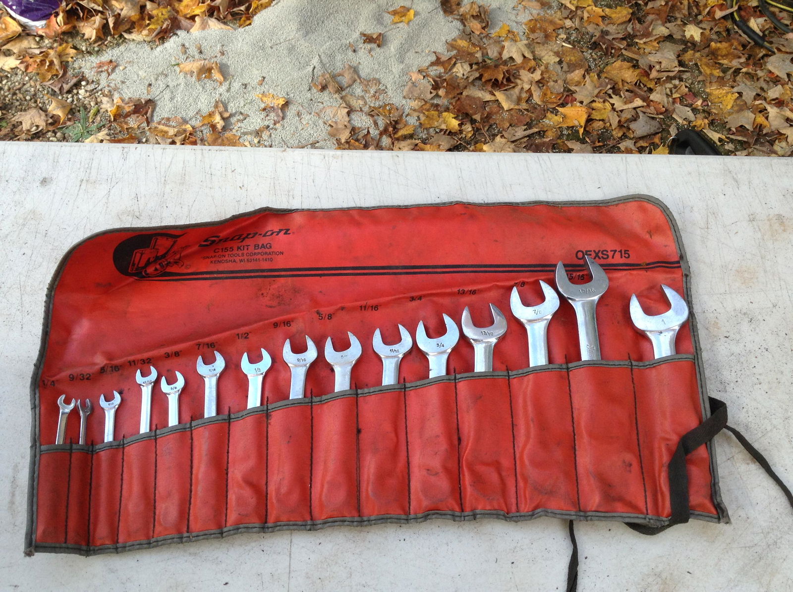 Snap on C155 wrench complete Set Dec 03, 2019 Emanon Auctions and