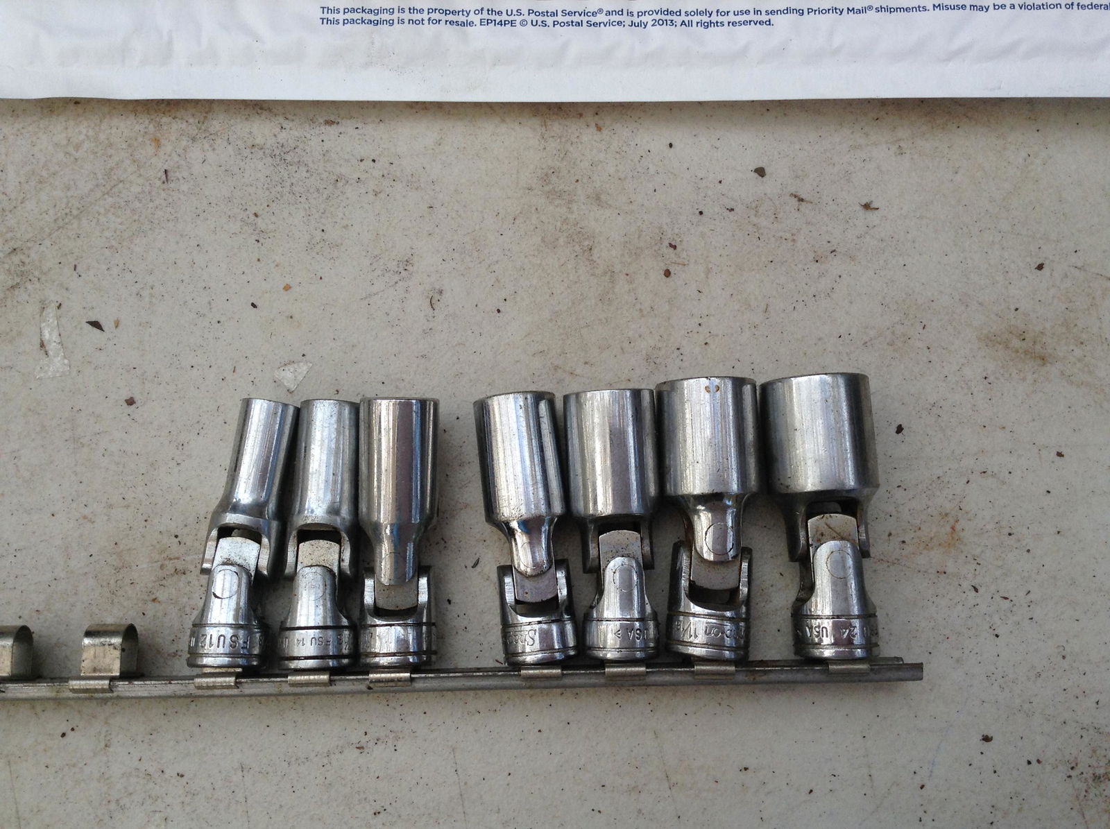 Snap on tools 3/8 drive deep universal 6 point sockets (1 of 1)