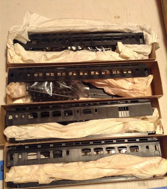 lot of four Pullman Place Car models never built (1 of 1)