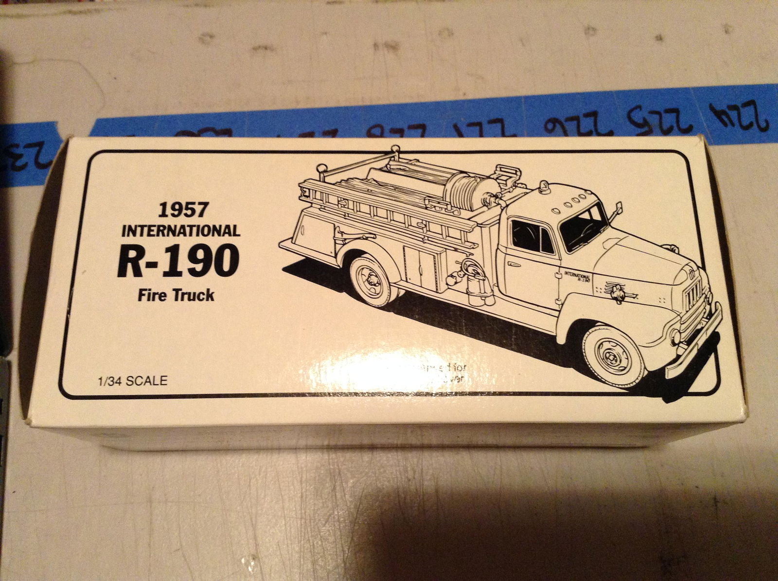 diecast 1957 international R-190 firetruck model (1 of 1)
