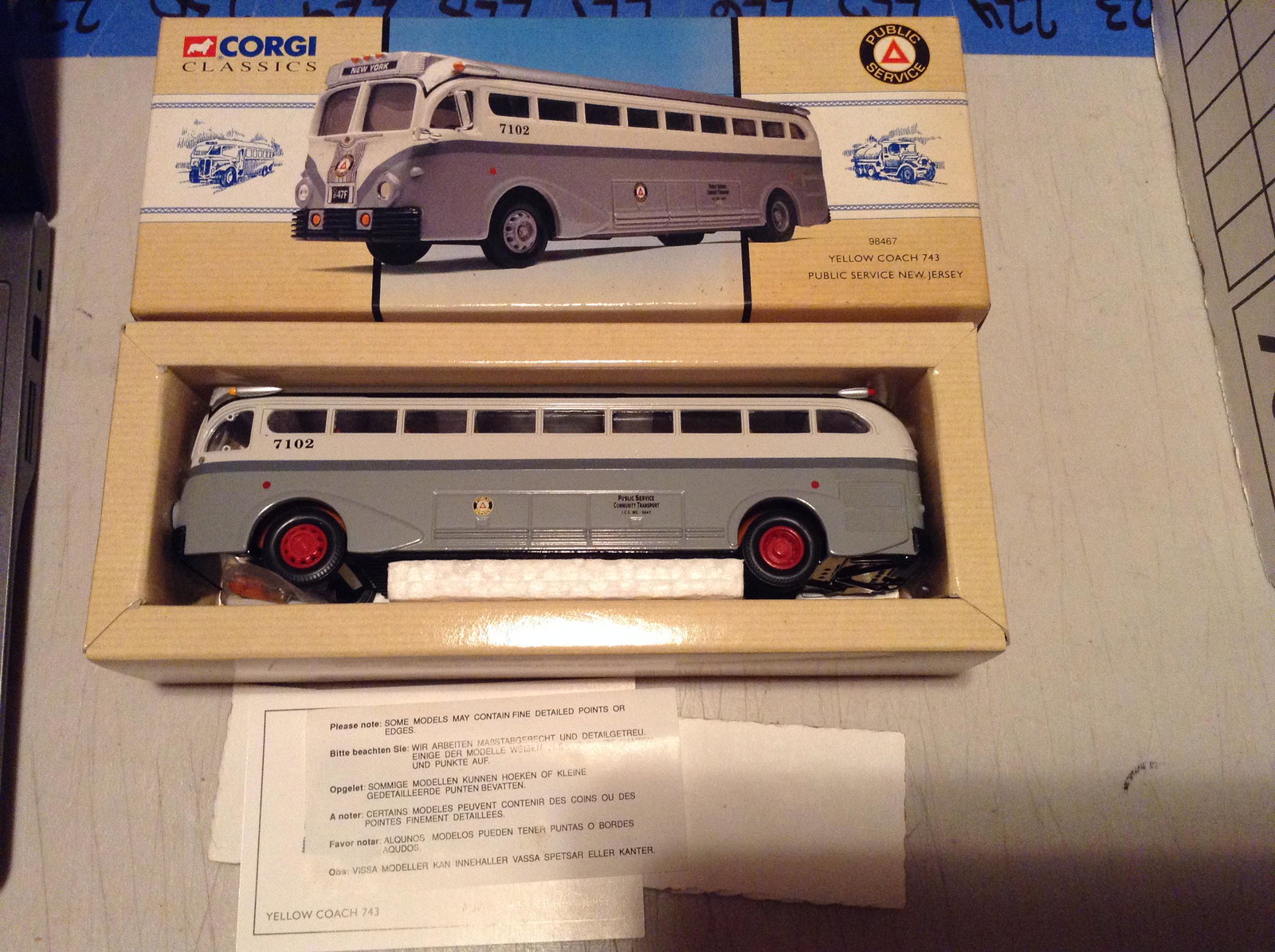 Corgi Classics Yellow Coach 743 new with box: Corgi Classics Yellow Coach 743 new with box