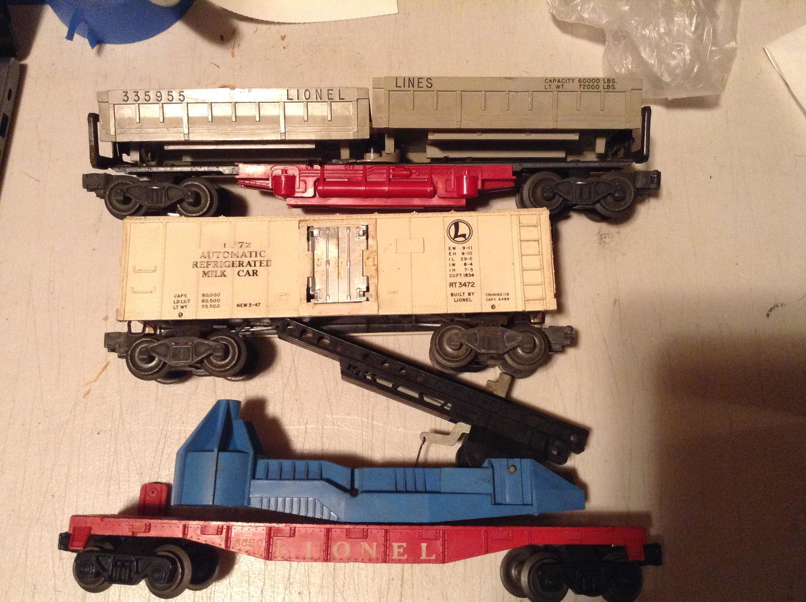 3 Lionel postwar operating cars all three work (1 of 1)