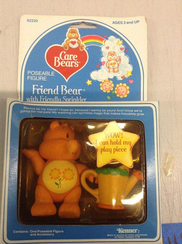 Kenner care bears friend bear with friendly sprinkler (1 of 1)