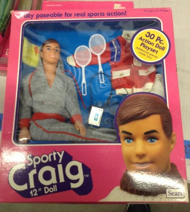Sears Sporty Craig 12" doll new in package: Sears Sporty Craig 12" doll new in package