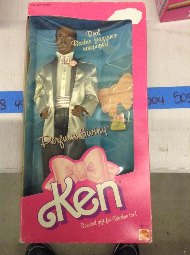 Mattel Ken, perfume giving doll new in package: Mattel Ken, perfume giving doll new in package