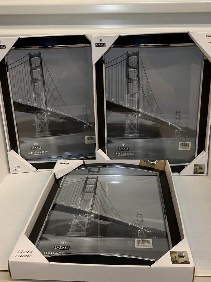 Picture Frames, lot of 3 11x14: 11x14