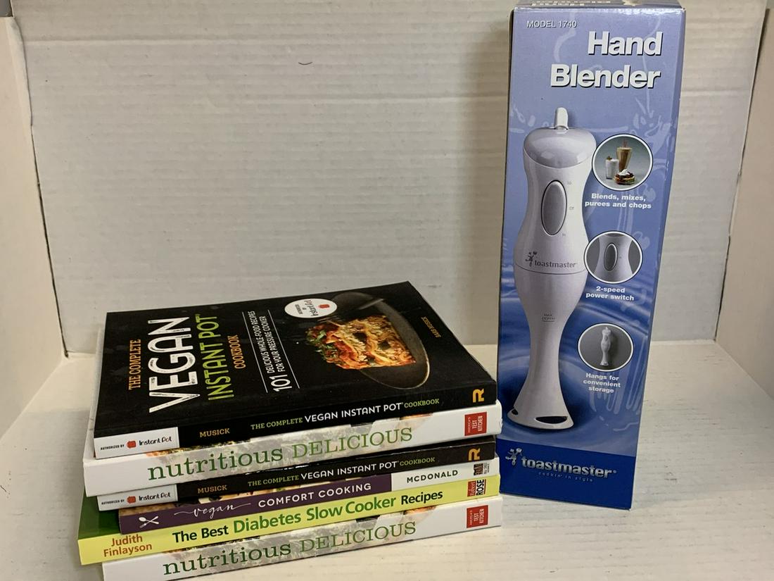 Hand Blender + 6 Books (1 of 1)