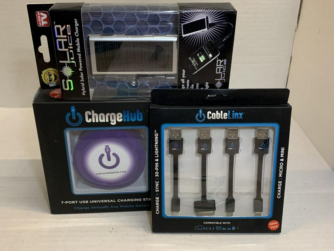 Charger Hu, 7 Port USB + Linx , Solar Juice Charger (1 of 1)