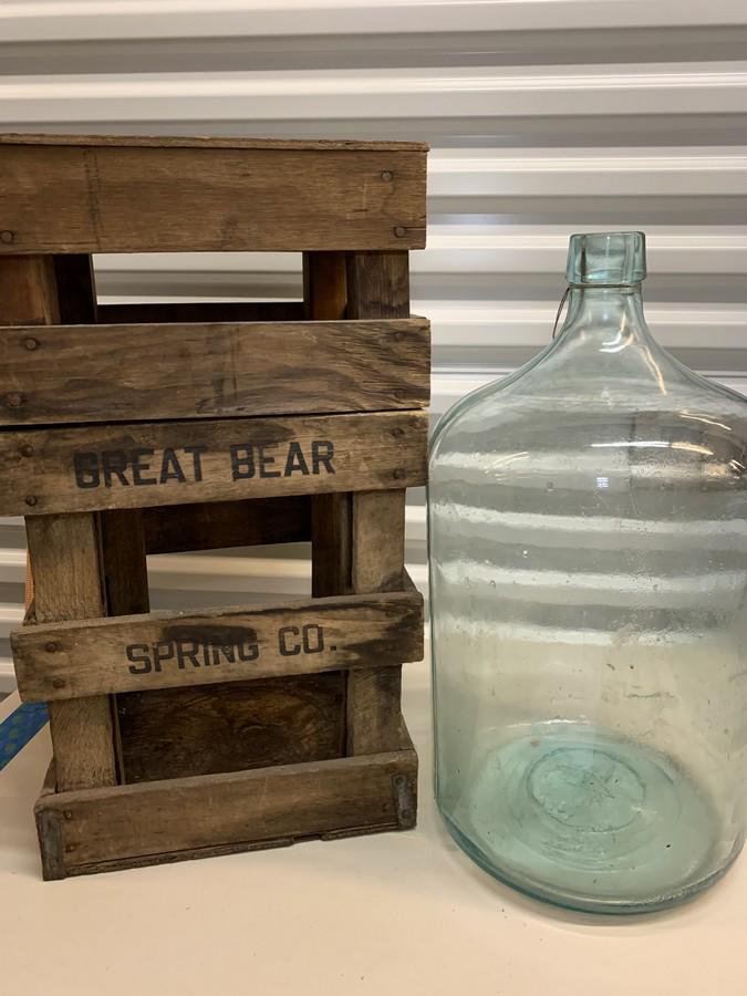 Vintage Spring Water Glass Jar (1 of 1)