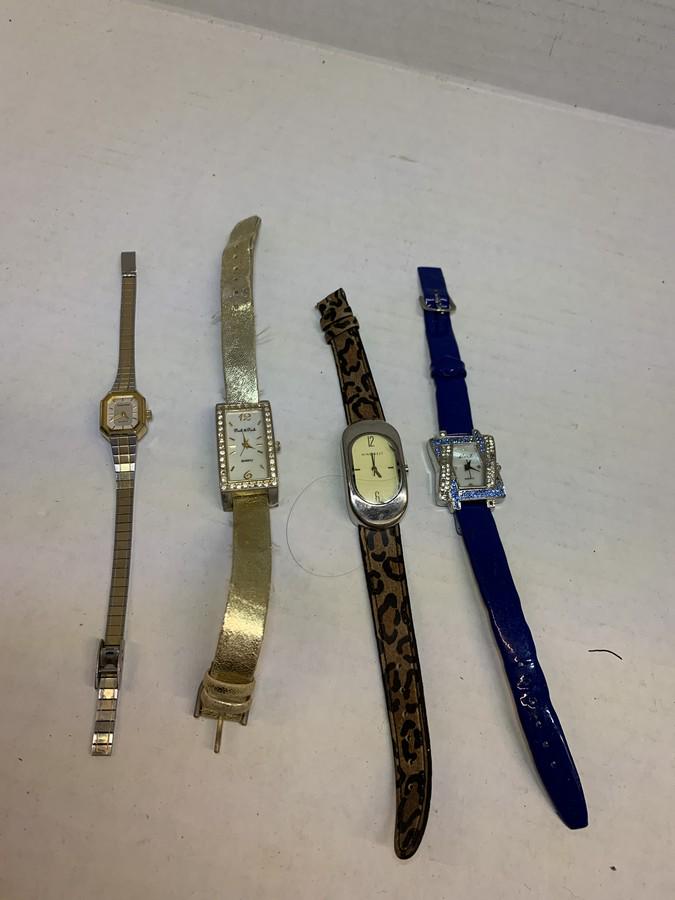 Lot of 4 Vintage Watches: Nine West, Quarts, Majestron and more
