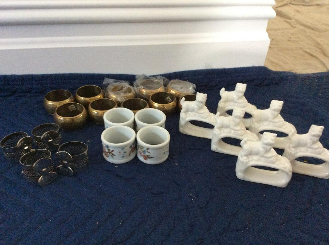 Lot of Napkin Rings: Lot of Napkin Rings