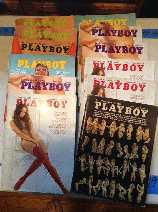 1973 Playboy magazines (1 of 1)