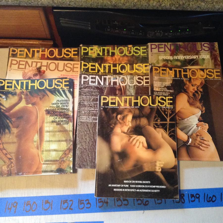 lot of penthouse from early 70s: lot of penthouse from early 70s