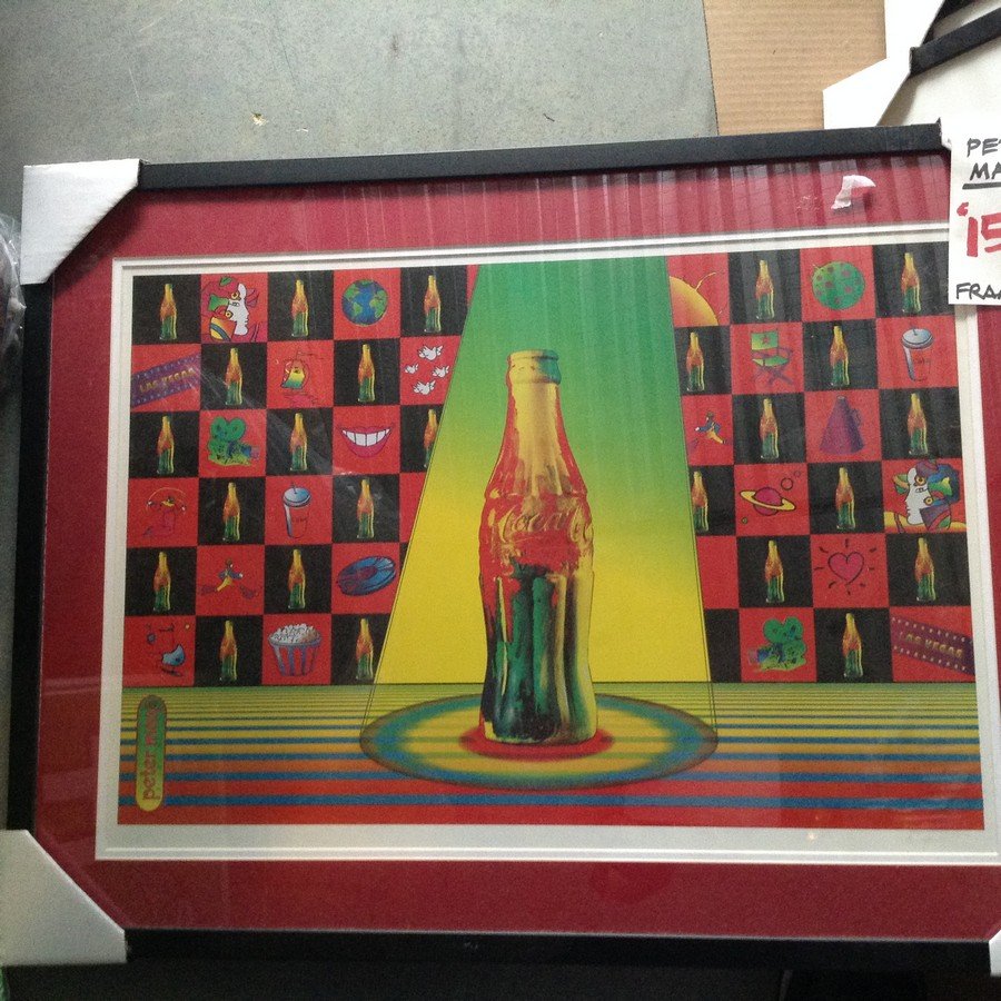 Peter Max framed original 23x31: Peter Max framed original 23x31
