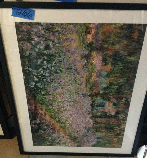 Monet print 25x30: Monet print 25x30