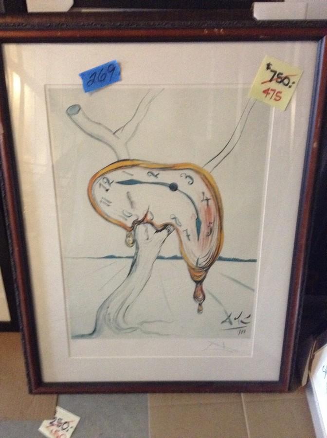 Dali signed print 26x34 (1 of 1)
