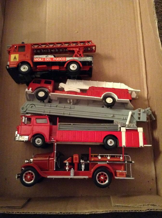 lot of diecast firetrucks (1 of 1)