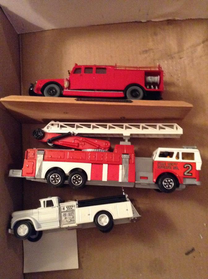lot of diecast firetrucks (1 of 1)