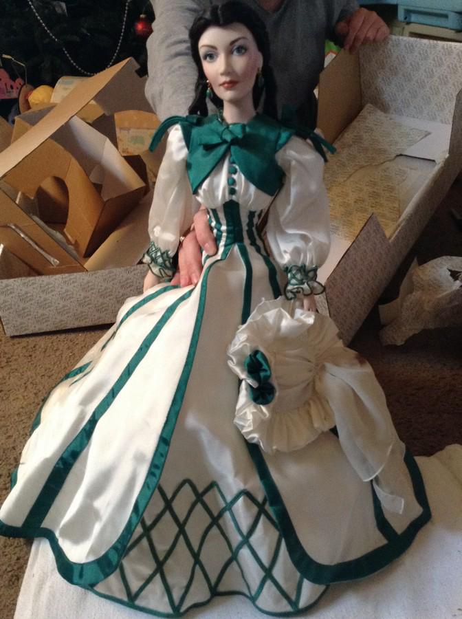 Franklin Herloom Doll Porcelain doll 22 inch doll (1 of 1)