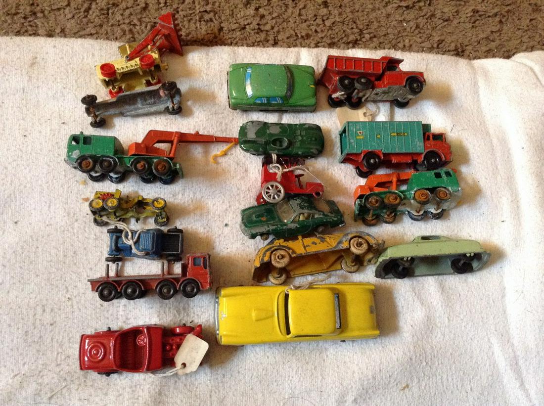 lot of matchbox, lesney and other vintage cars: lot of matchbox, lesney and other vintage cars