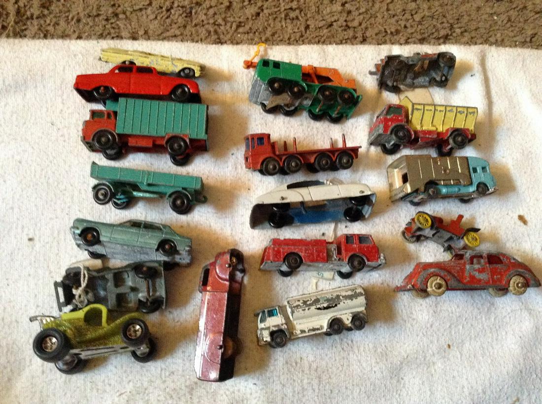 lot of matchbox, lesney and other vintage cars: lot of matchbox, lesney and other vintage cars