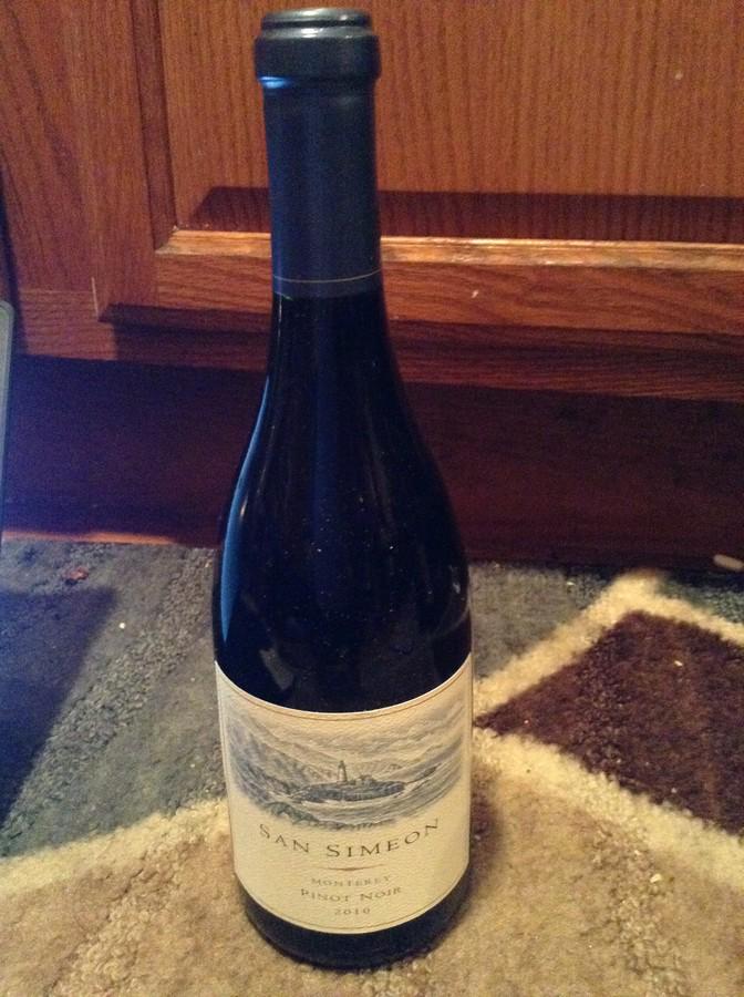 San Simeon Monterey Pinot Noir 2010: San Simeon Monterey Pinot Noir 2010