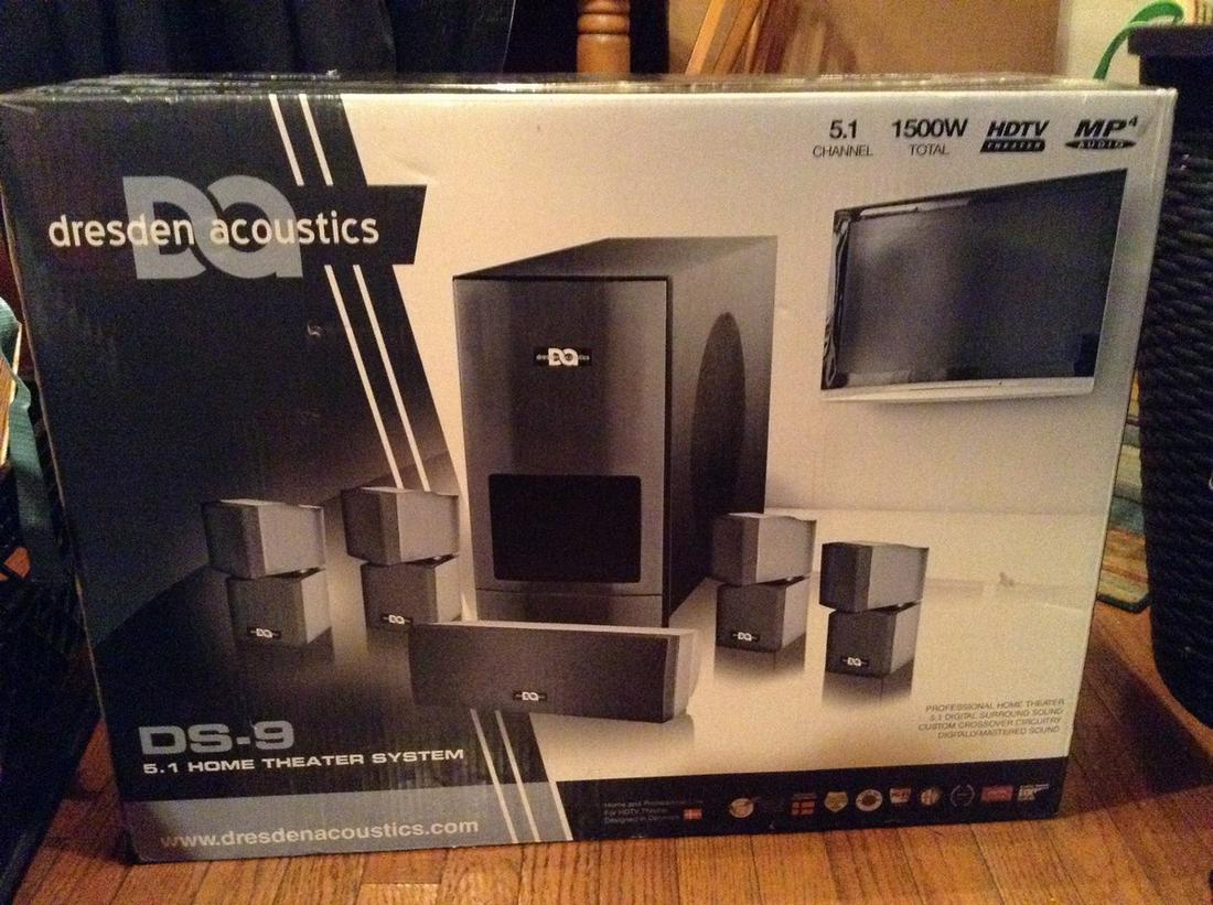 Dresden Acoustics 5.1 Home Theater System complete new (1 of 1)