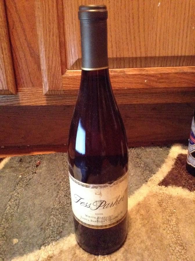 Fess arker 2006 White Riesling Santa Barbara County: Fess arker 2006 White Riesling Santa Barbara County