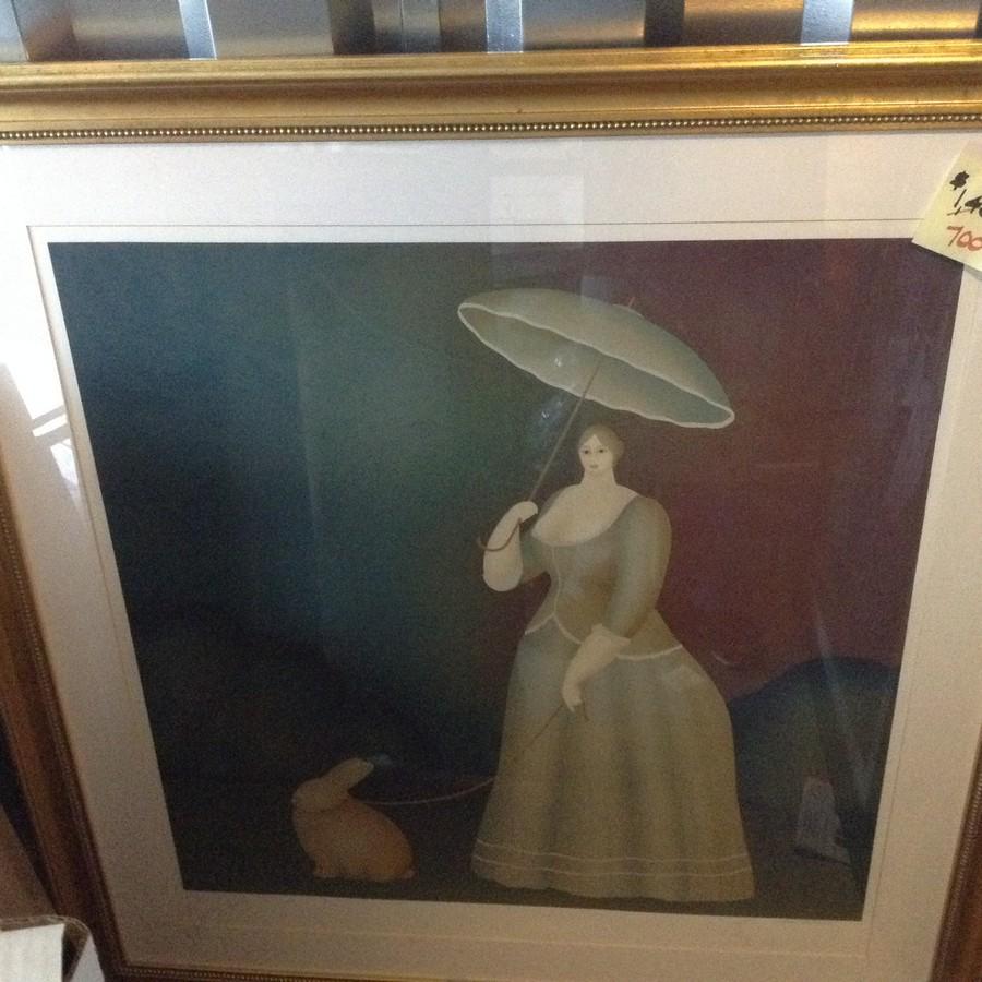 Igor Galanin Promenade Lithograph 43x45 (1 of 1)