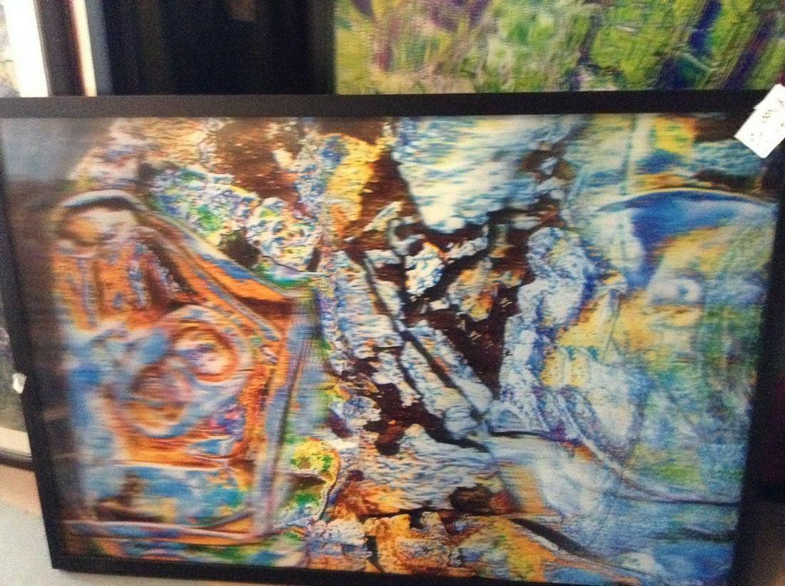 signed original 3 dimensional wall art 1960 (1 of 1)