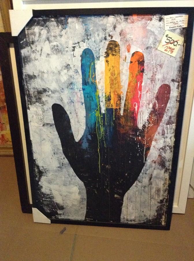 By Bill Campbell acrylic on canvas "Five" 28 x 41 (1 of 1)