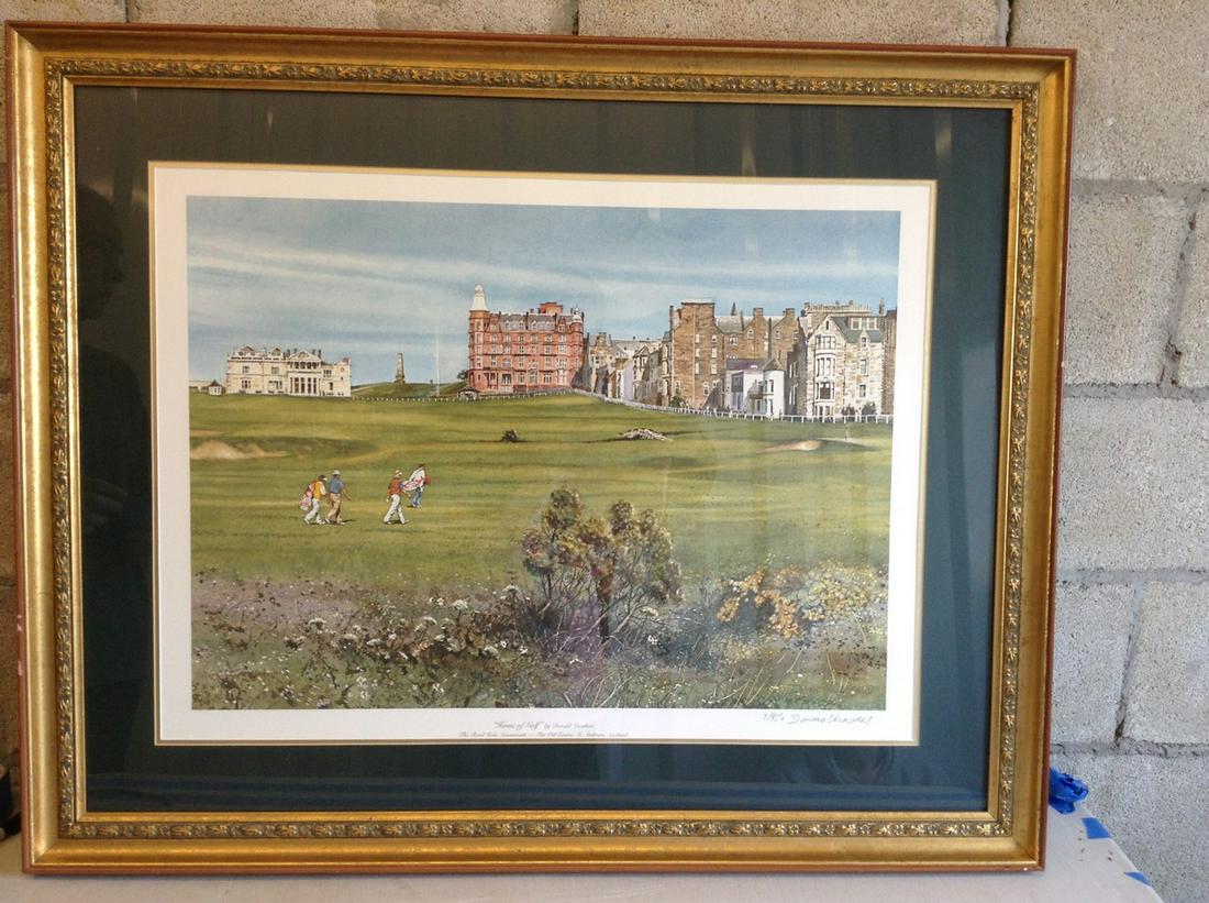 "Home of Gold" by Donald Voorhees signed print with COA: "Home of Gold" by Donald Voorhees signed print with COA 7/950 38x31 Â®